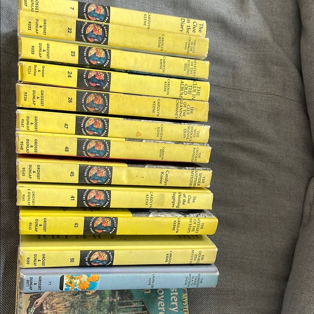 Nancy drew mystery stories hard covers